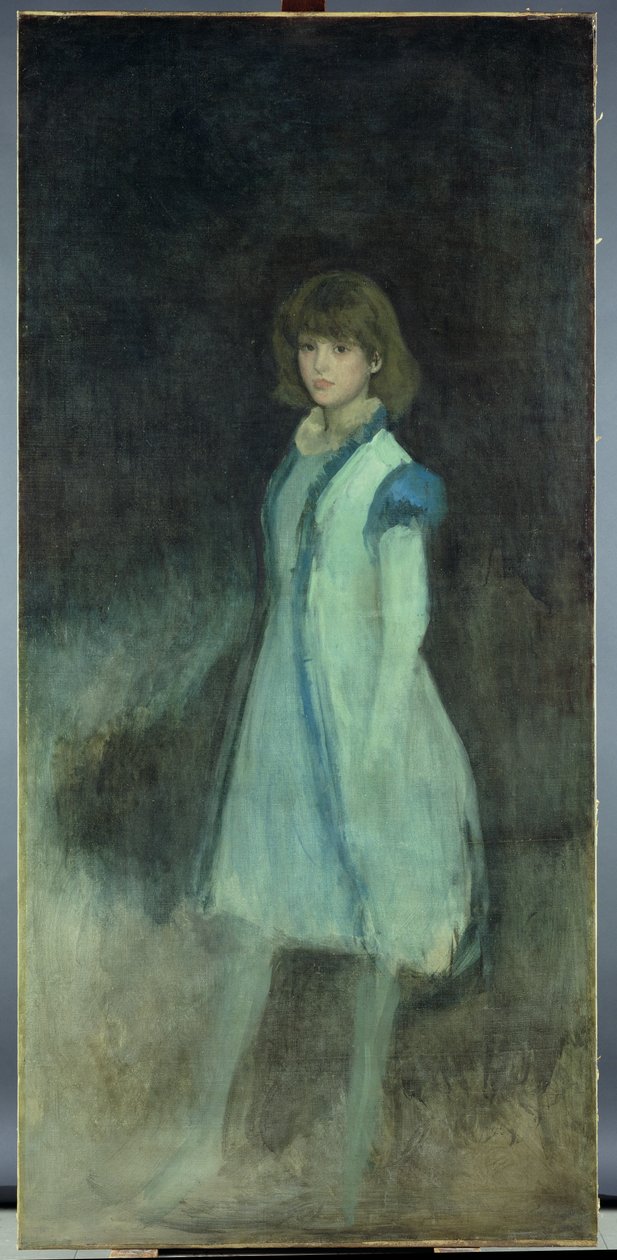 الفتاة الزرقاء: صورة كوني جيلكريست (1865-1946) ، c.1879 بواسطة جيمس أبوت ماكنيل ويسلر
