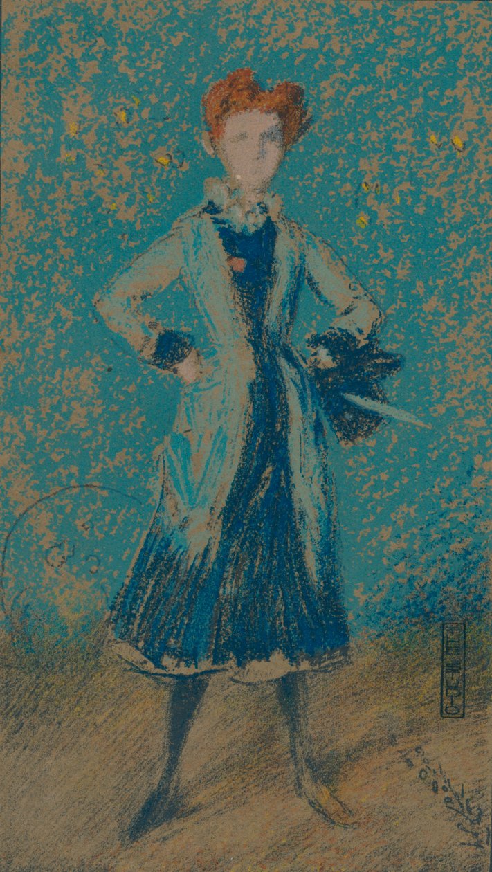 الفتاة الزرقاء ، c1874 بواسطة جيمس أبوت ماكنيل ويسلر