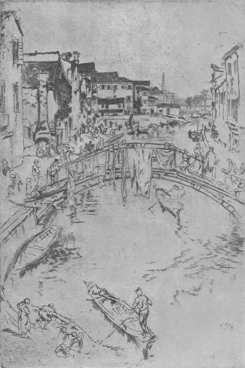 الجسر ، c1880 ، 1904 بواسطة جيمس أبوت ماكنيل ويسلر