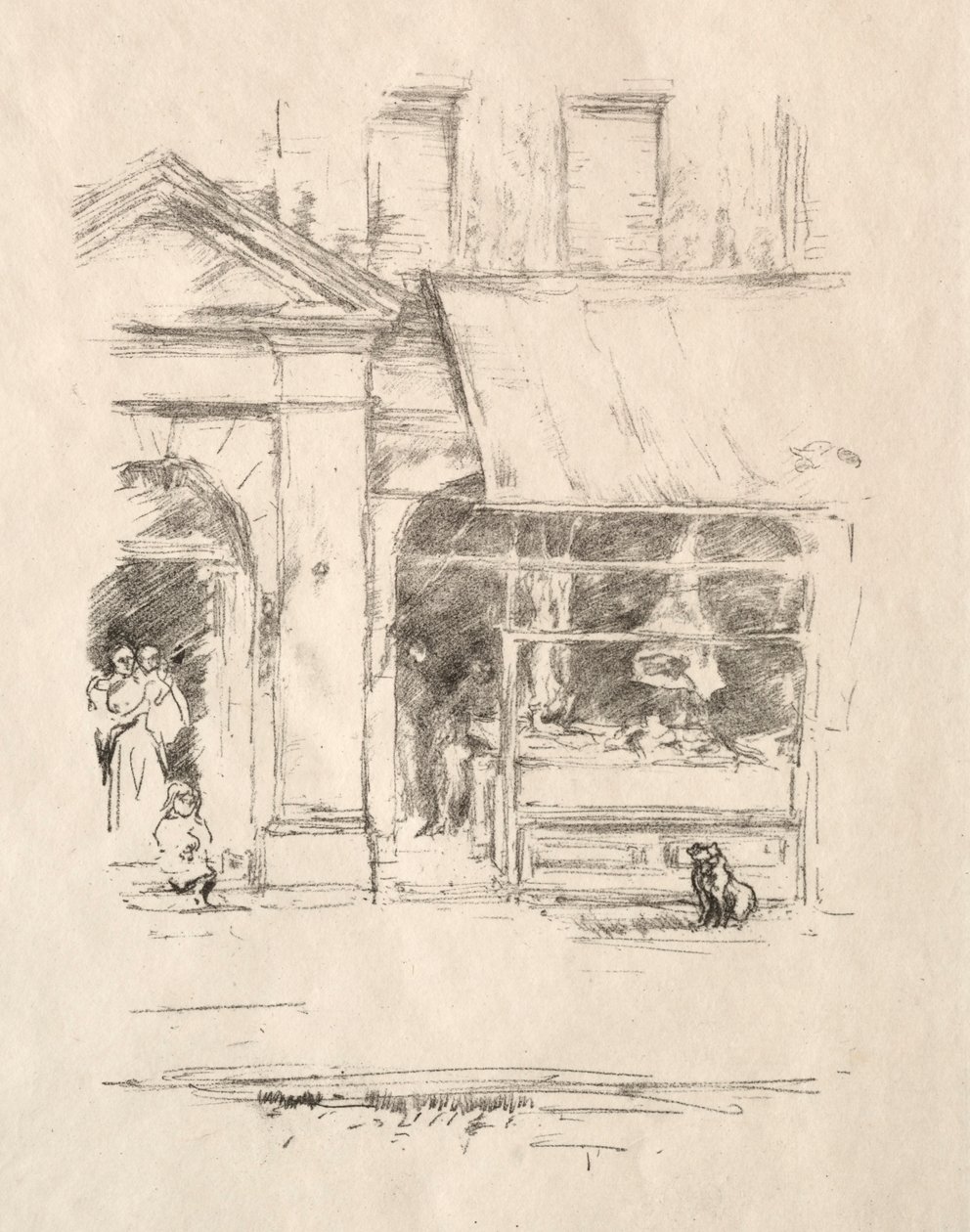 كلب الجزار 1896. بواسطة جيمس أبوت ماكنيل ويسلر