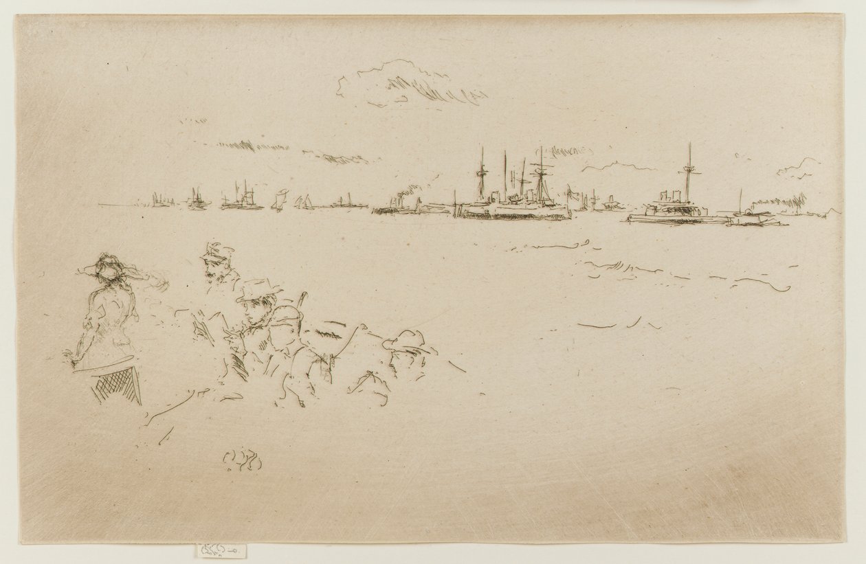 الأسطول: مراقبون ، 1887. بواسطة جيمس أبوت ماكنيل ويسلر
