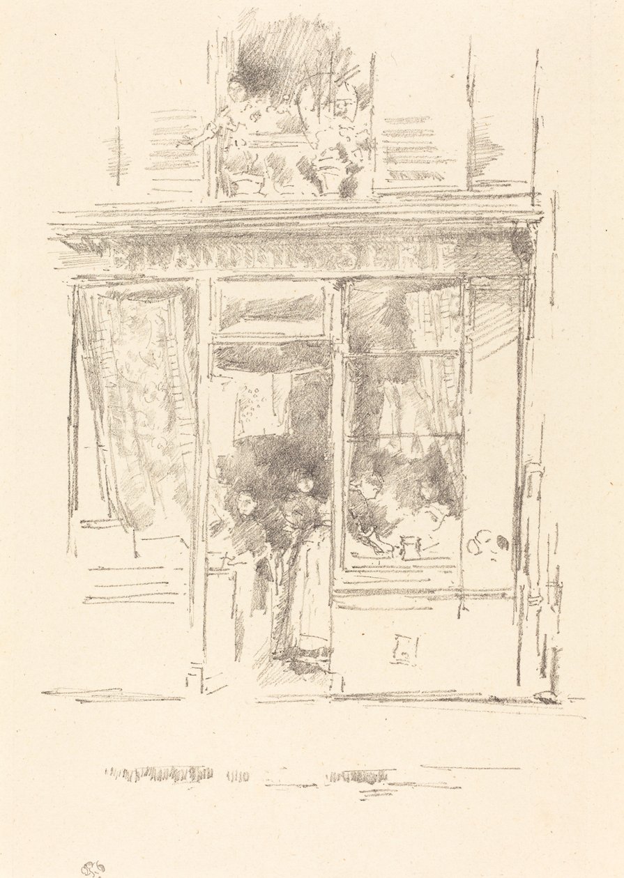 The Laundress: The Laundress of the Place Dauphine ، 1894. بواسطة جيمس أبوت ماكنيل ويسلر