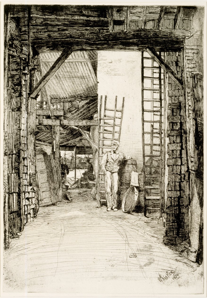 The Lime Burner ، 1859 (النقش وجافة) بواسطة جيمس أبوت ماكنيل ويسلر