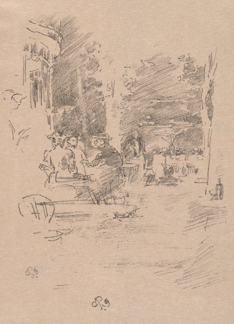 The Litte Café au Bois، 1894. بواسطة جيمس أبوت ماكنيل ويسلر