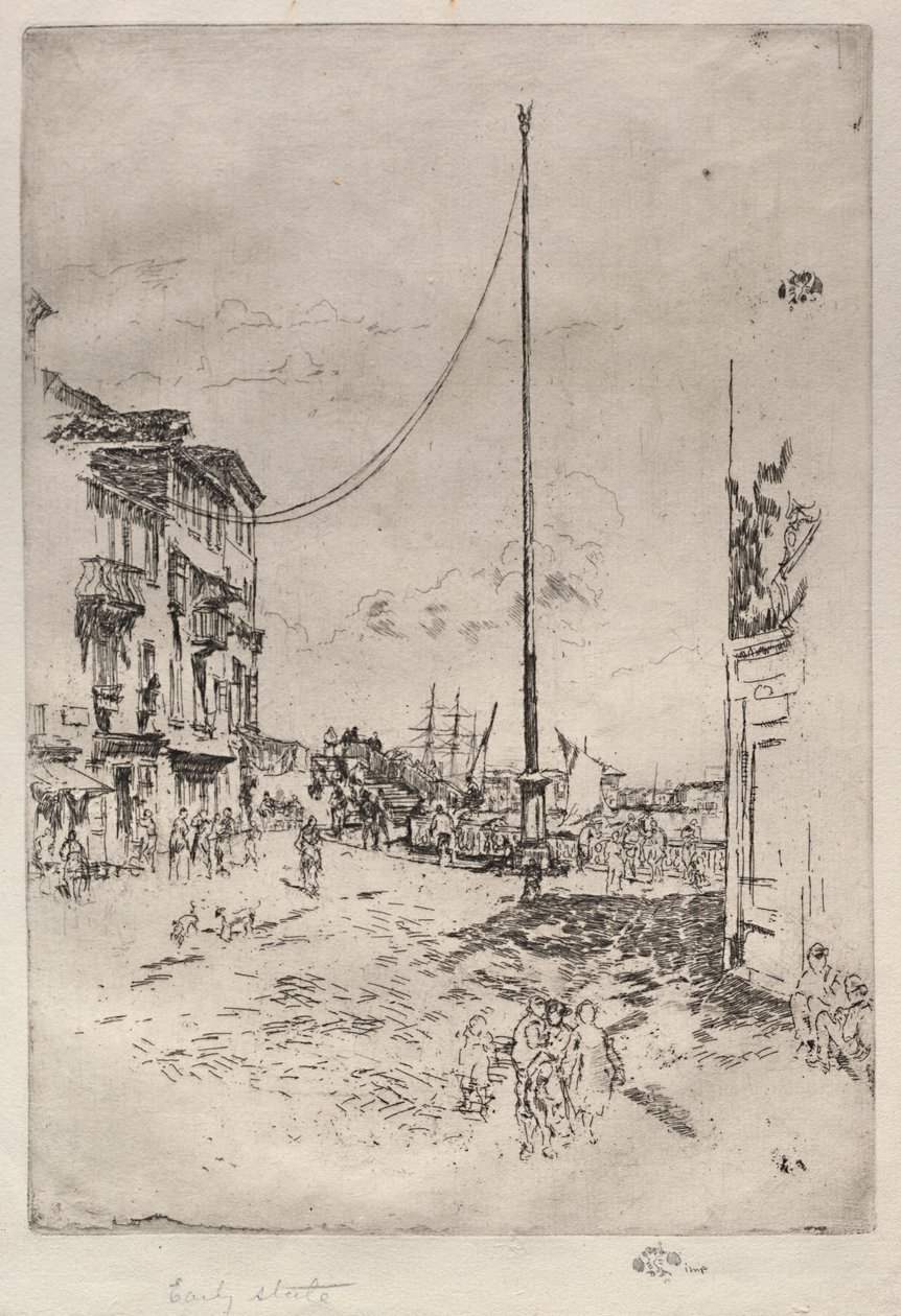 الصاري الصغير ، 1880. بواسطة جيمس أبوت ماكنيل ويسلر