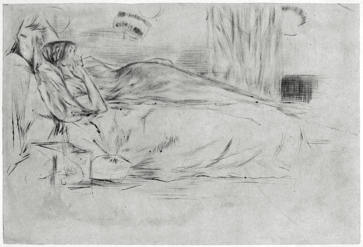 النموذج ، الاستلقاء ، c1864 1904. بواسطة جيمس أبوت ماكنيل ويسلر
