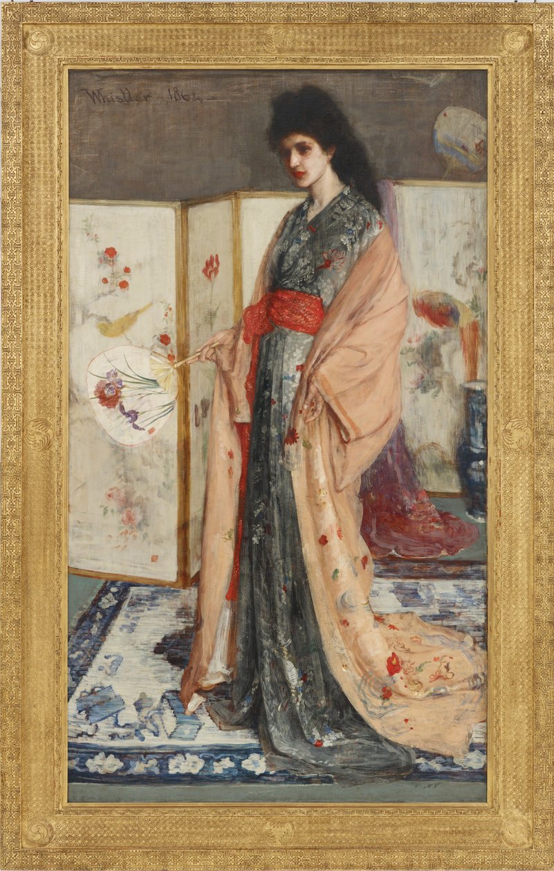 الأميرة من أرض الخزف أميرة أرض البورسلين ، 1863-1865. بواسطة جيمس أبوت ماكنيل ويسلر