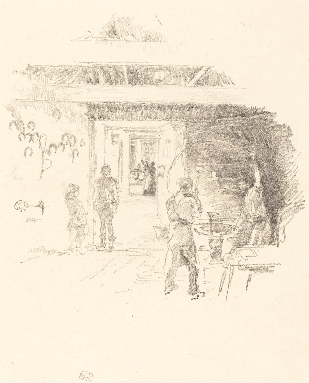 The Tyresmith ، 1890. بواسطة جيمس أبوت ماكنيل ويسلر