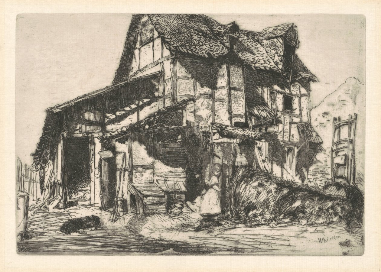 المبنى غير الآمن ، 1858. بواسطة جيمس أبوت ماكنيل ويسلر