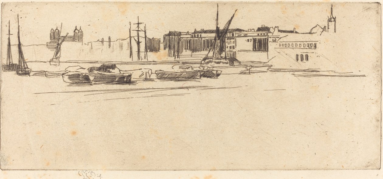 البرج الأبيض ، ج. 1875. بواسطة جيمس أبوت ماكنيل ويسلر