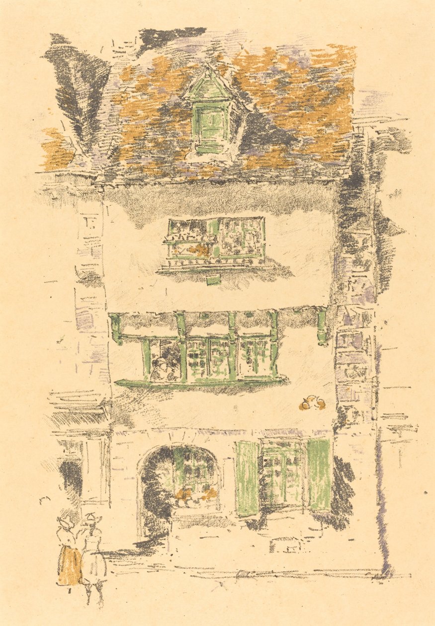 البيت الأصفر ، لانيون ، 1893. بواسطة جيمس أبوت ماكنيل ويسلر