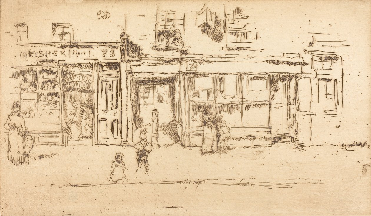 شارع يورك ، وستمنستر ، ج. 18861888. بواسطة جيمس أبوت ماكنيل ويسلر