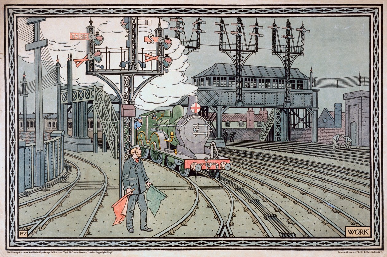 "العمل"، c1910 بواسطة جيمس أكرمان