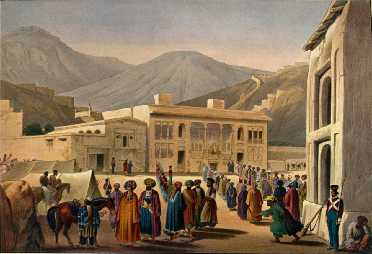 "داخل مدينة كابول بالا حصار" ، 1840 ، 1901 بواسطة جيمس أتكينسون