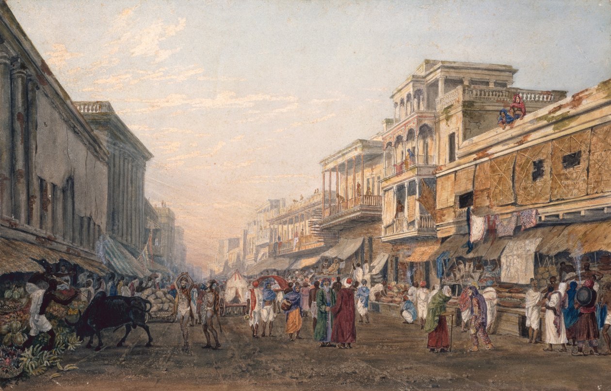 منظر لكلكتا ، حوالي عام 1820 (مائي) بواسطة جيمس بيلي فريزر