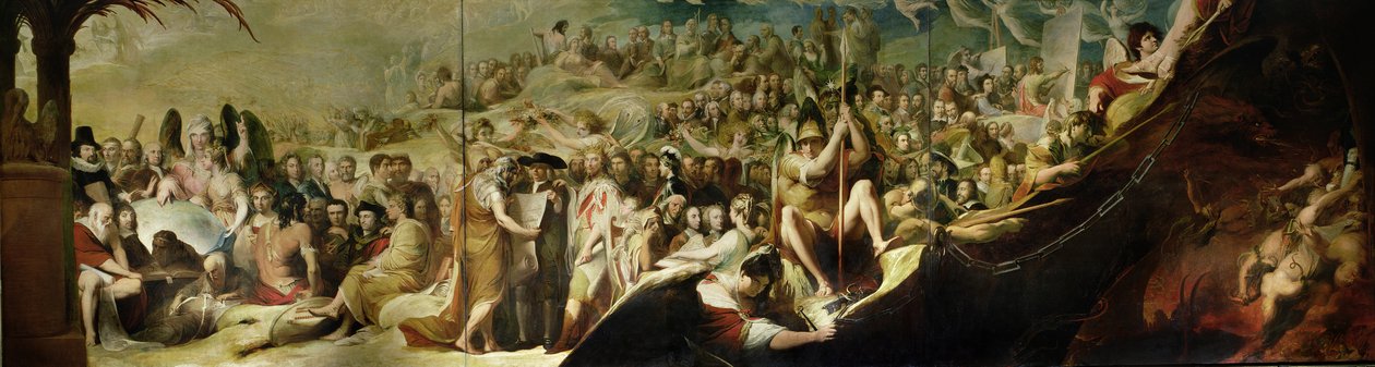 Elysium ، أو حالة القصاص النهائي ، السادس في سلسلة تقدم الثقافة البشرية والمعرفة ، c.1777-84 (انظر 101467 و 101468) بواسطة جيمس باري