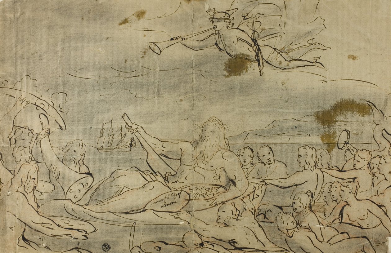 دراسة للتجارة أو انتصار التايمز ، 1767-1780 بواسطة جيمس باري