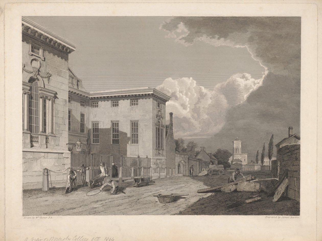 A View of Worcester College & ج. بواسطة جيمس باسيري