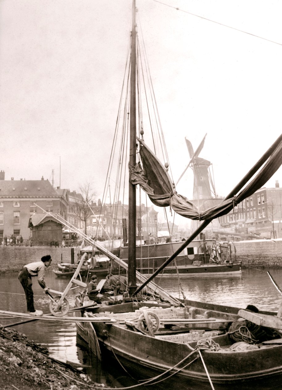 قارب القناة ، روتردام ، 1898. بواسطة جيمس باتكين