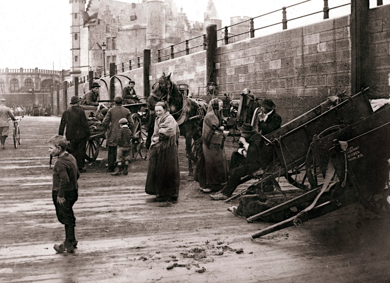 مشهد الشارع ، أنتويرب ، 1898. بواسطة جيمس باتكين