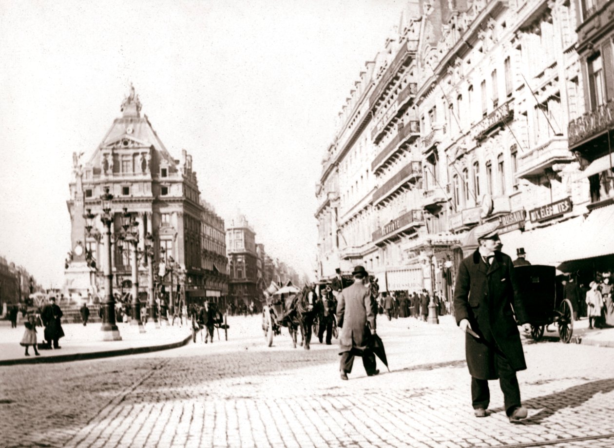 مشهد الشارع ، بروكسل ، 1898. بواسطة جيمس باتكين