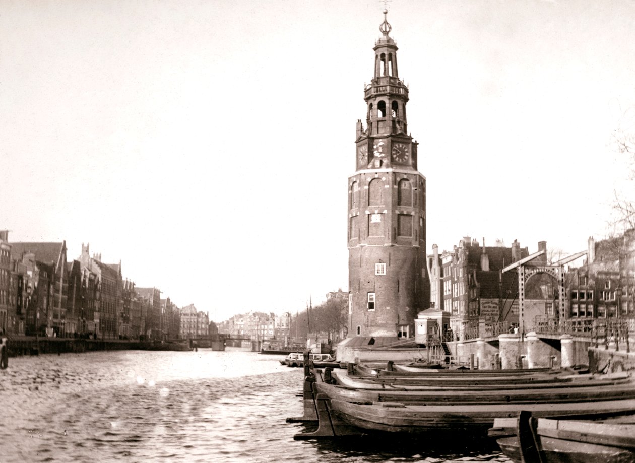 Montelbaanstoren ، أمستردام ، 1898. بواسطة جيمس باتكين
