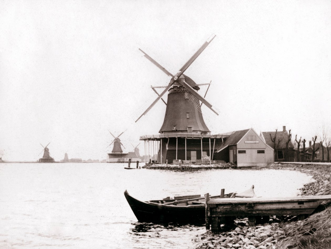 طواحين الهواء ، لااندام ، هولندا ، 1898. بواسطة جيمس باتكين