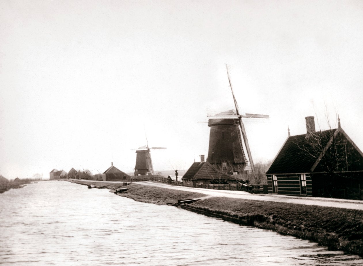 طواحين الهواء ، لااندام ، هولندا ، 1898. بواسطة جيمس باتكين