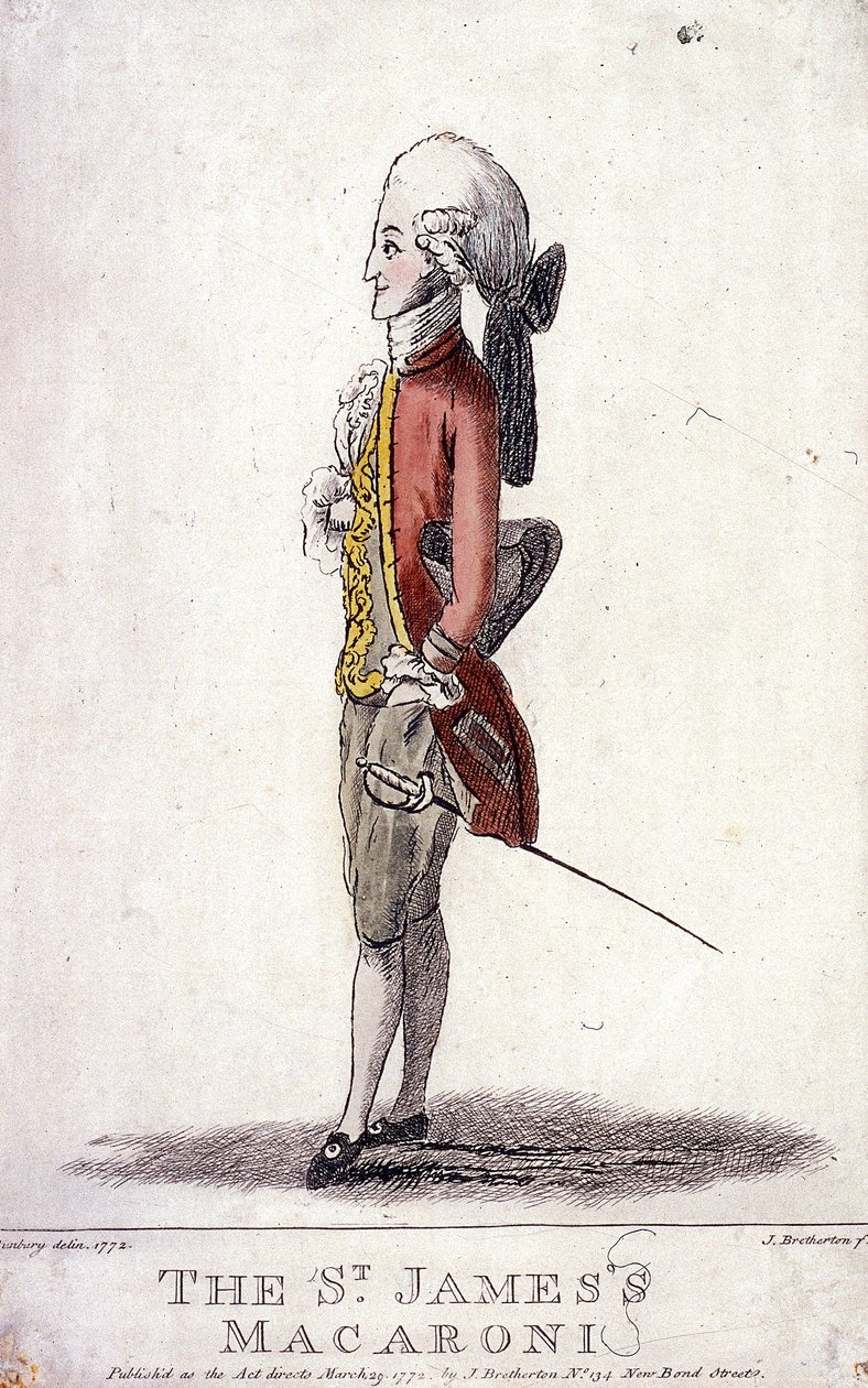 "معكرونة سانت جيمس" ، 1772 بواسطة جيمس بريثرتون