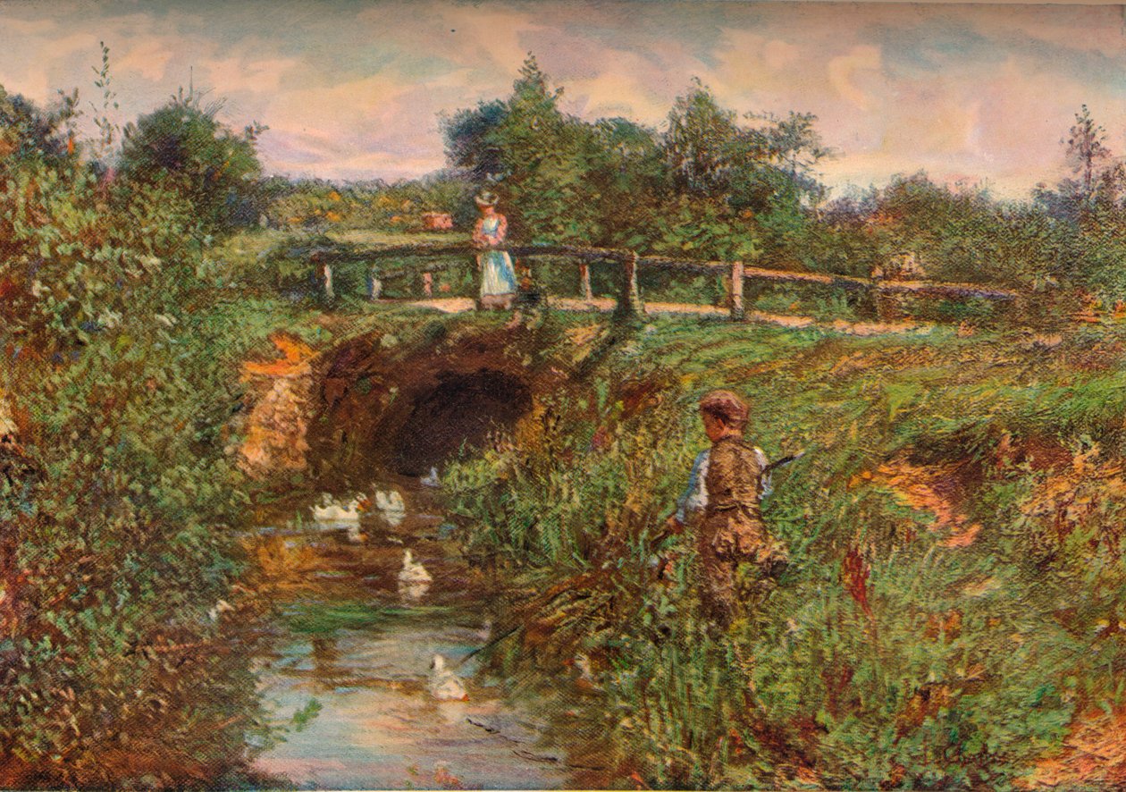 يزعج الأسماك ، c1901 بواسطة جيمس تشارلز
