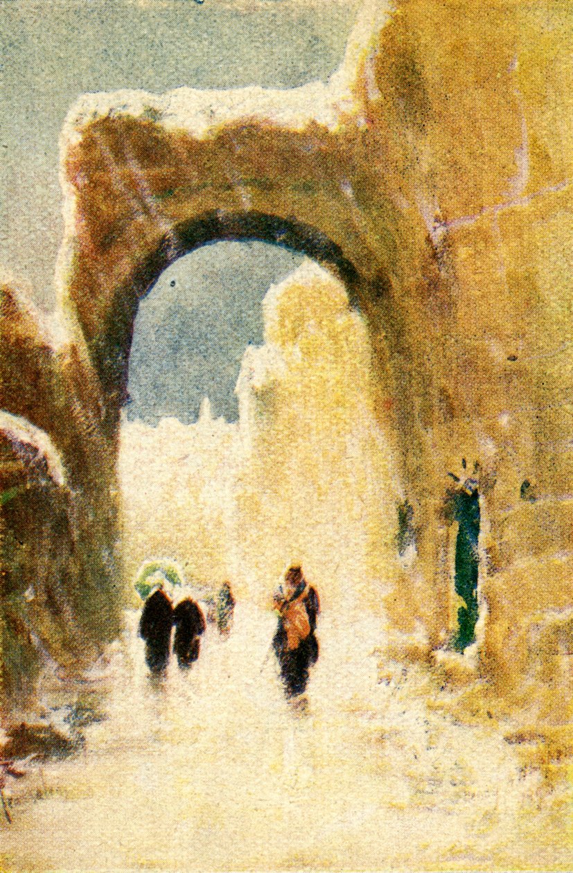 "القدس في الشتاء - يوحنا العاشر. 22 ، عام 1924. التأليف: جيمس كلارك ، هنري إيه هاربر. بواسطة جيمس كلارك ، هنري إيه هاربر