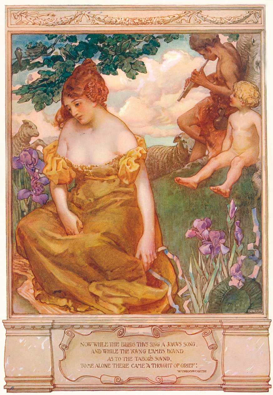 الحزن في الربيع ، c1878-1906 ، 1906. بواسطة جيمس كلارك