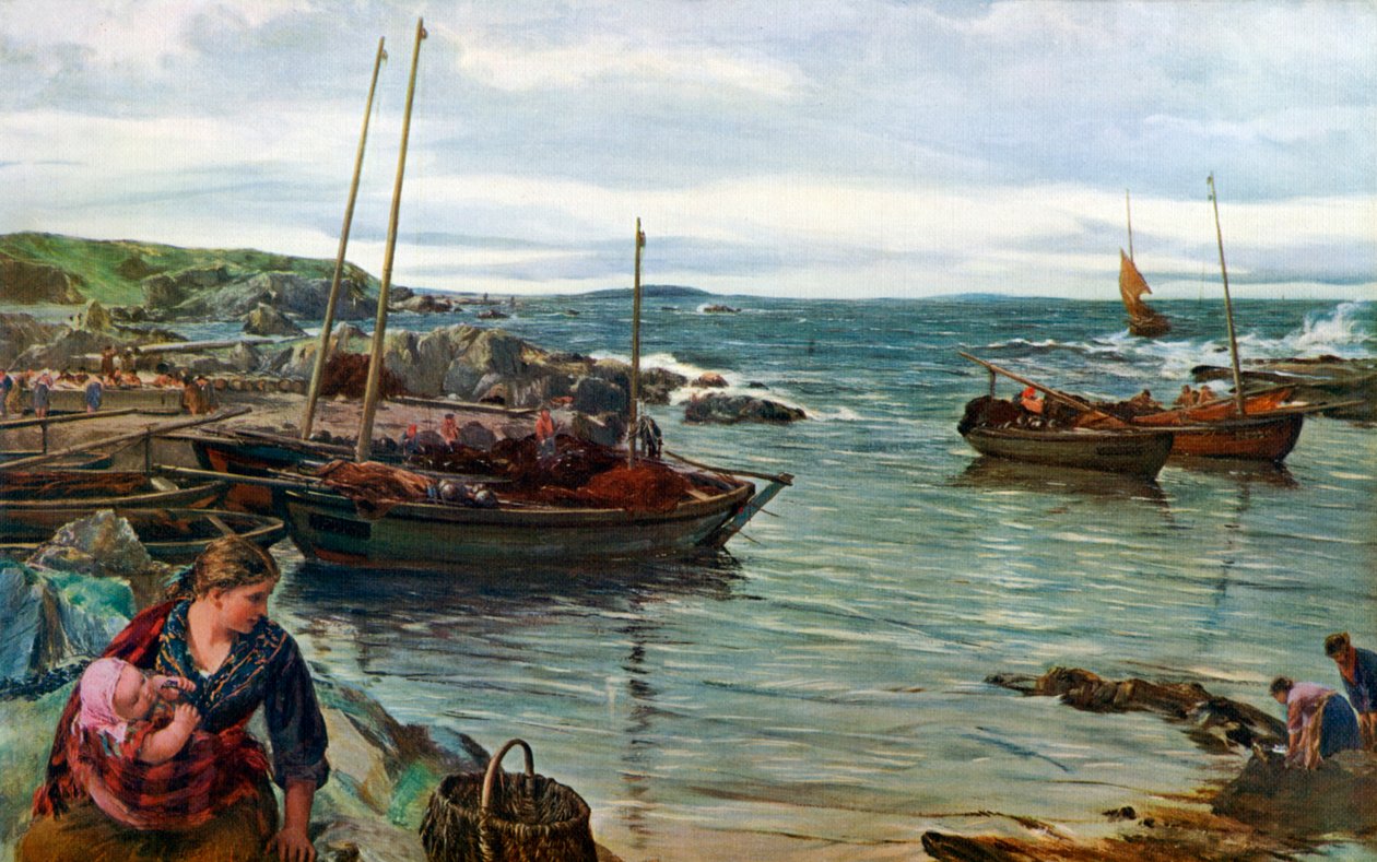 الصفحة الرئيسية مع المد ، 1880 ، 1912. بواسطة جيمس كلارك هوك