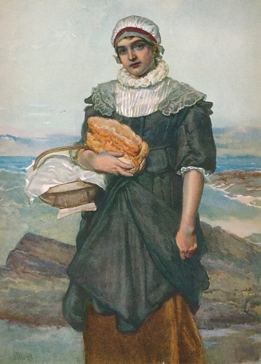 فتاة فيشر فرنسية ، c1890 ، 1906. بواسطة جيمس درومجول لينتون