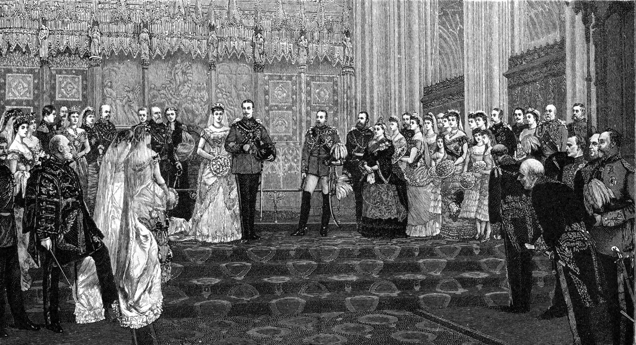 زواج دوق ودوقة ألباني ، 27 أبريل 1882 ، 1900 بواسطة جيمس درومجول لينتون