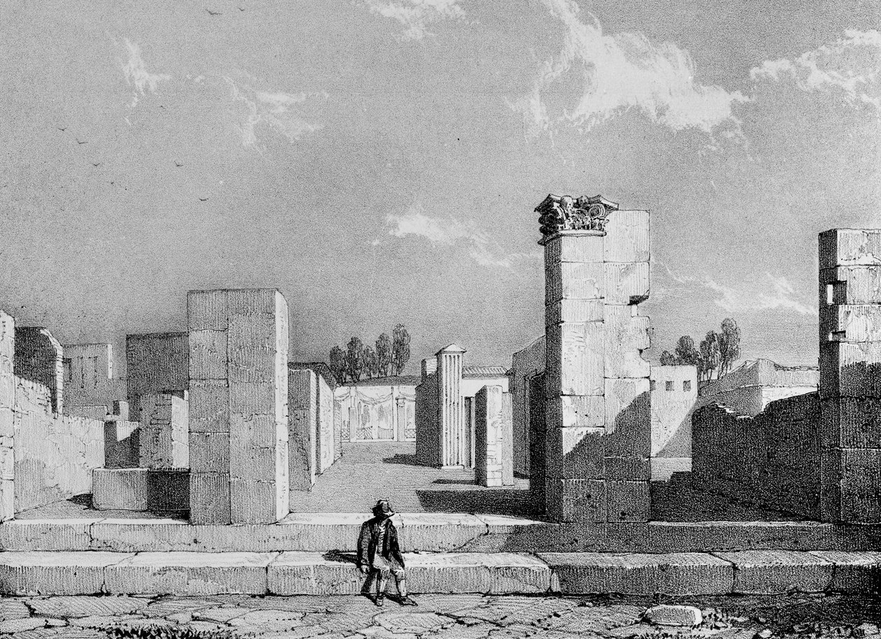 بيت كايوس سالوست ، 1828 بواسطة جيمس دوفيلد هاردينج