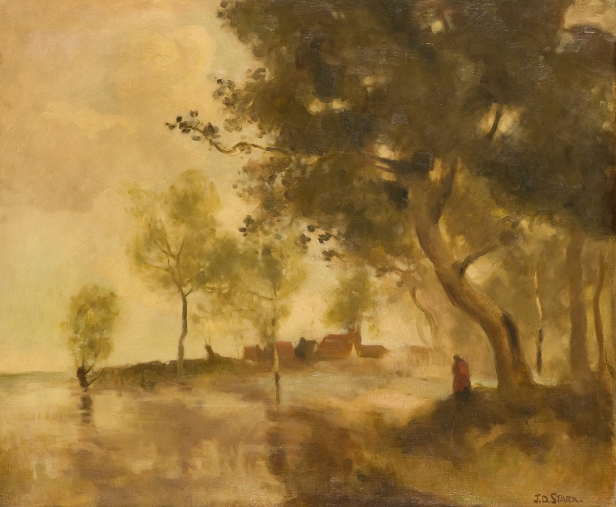 منظر طبيعي ، حوالي عام 1915 (زيت على قماش) بواسطة جيمس دنكان ستارك