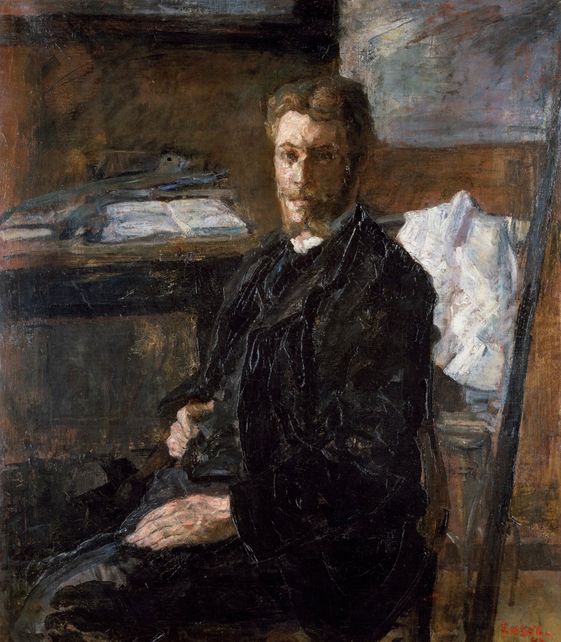 صورة للفنان ويلي فينش (Portrait du peintre Willy Finch) بواسطة جيمس إنسور