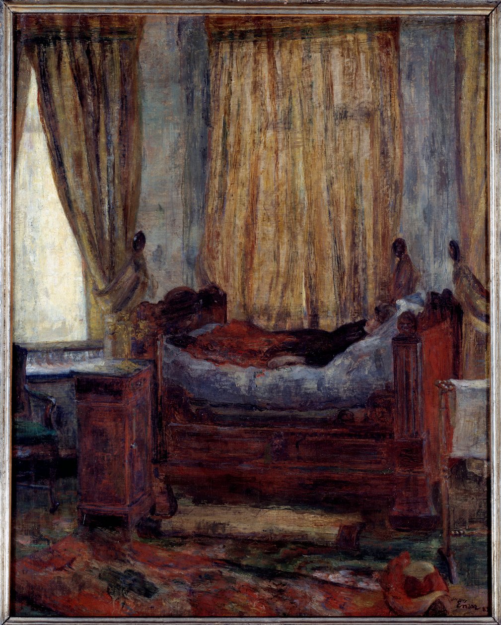 السيدة في محنة. رسم جيمس إنسور (1860-1949) إي سي. بيل بواسطة جيمس إنسور
