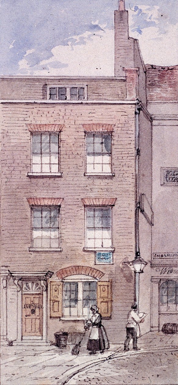 زقاق البارود ، لندن ، c1850 بواسطة جيمس فيندلي