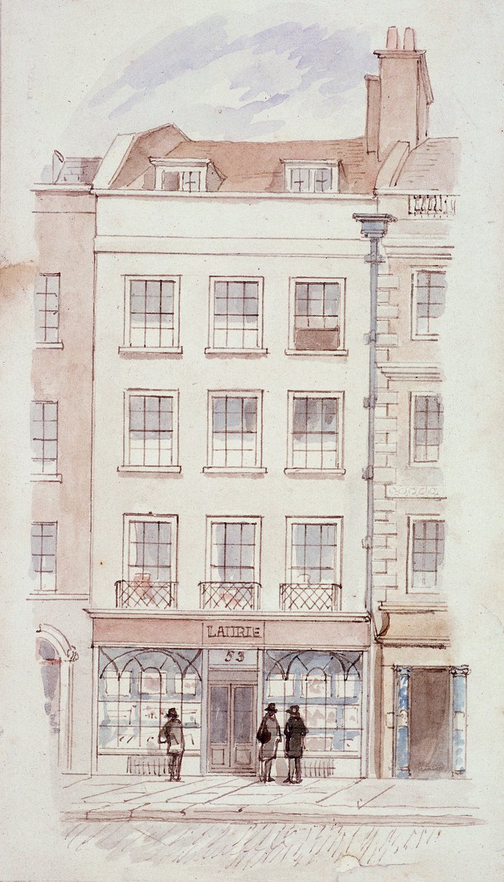مقر لوري ، فليت ستريت ، لندن ، c1820 بواسطة جيمس فيندلي