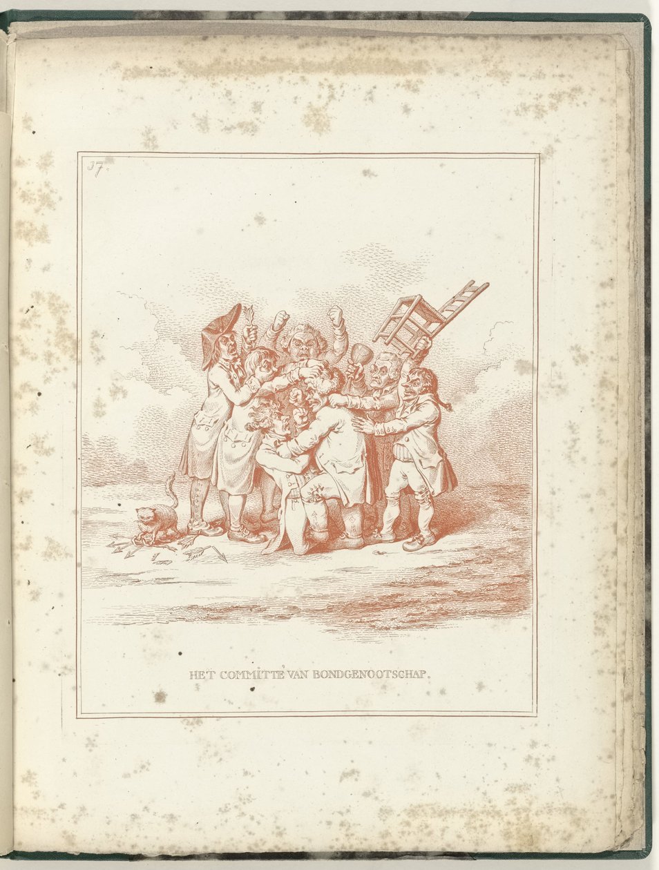 لجنة التحالف ، 1795 لجنة التحالف (العنوان على الكائن) Hollandia Regenerata (عنوان المسلسل) بواسطة جيمس جيلراي (ربما)