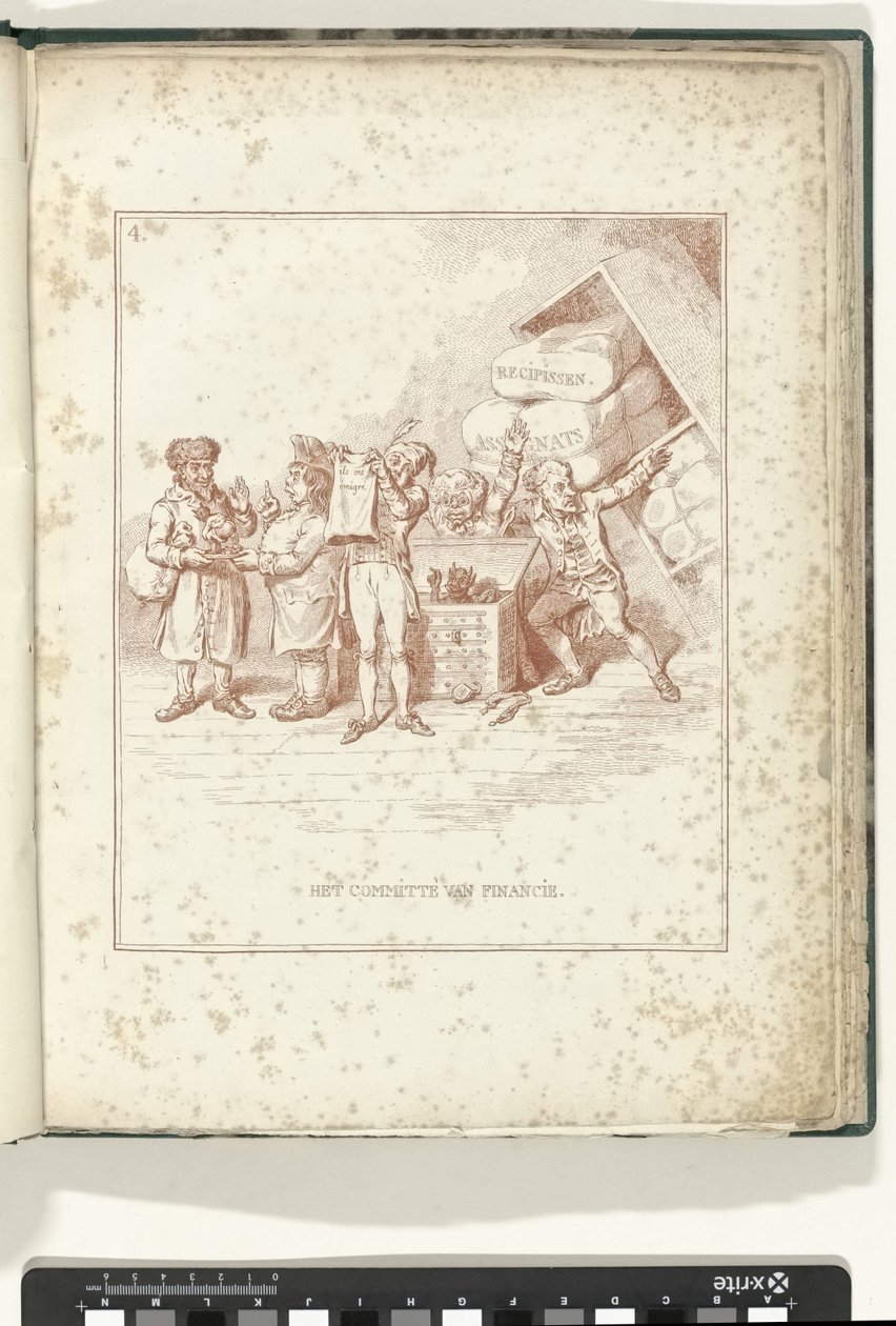 اللجنة المالية ، 1795 لجنة المالية (العنوان على الكائن) Hollandia Regenerata (عنوان المسلسل) بواسطة جيمس جيلراي (ربما)