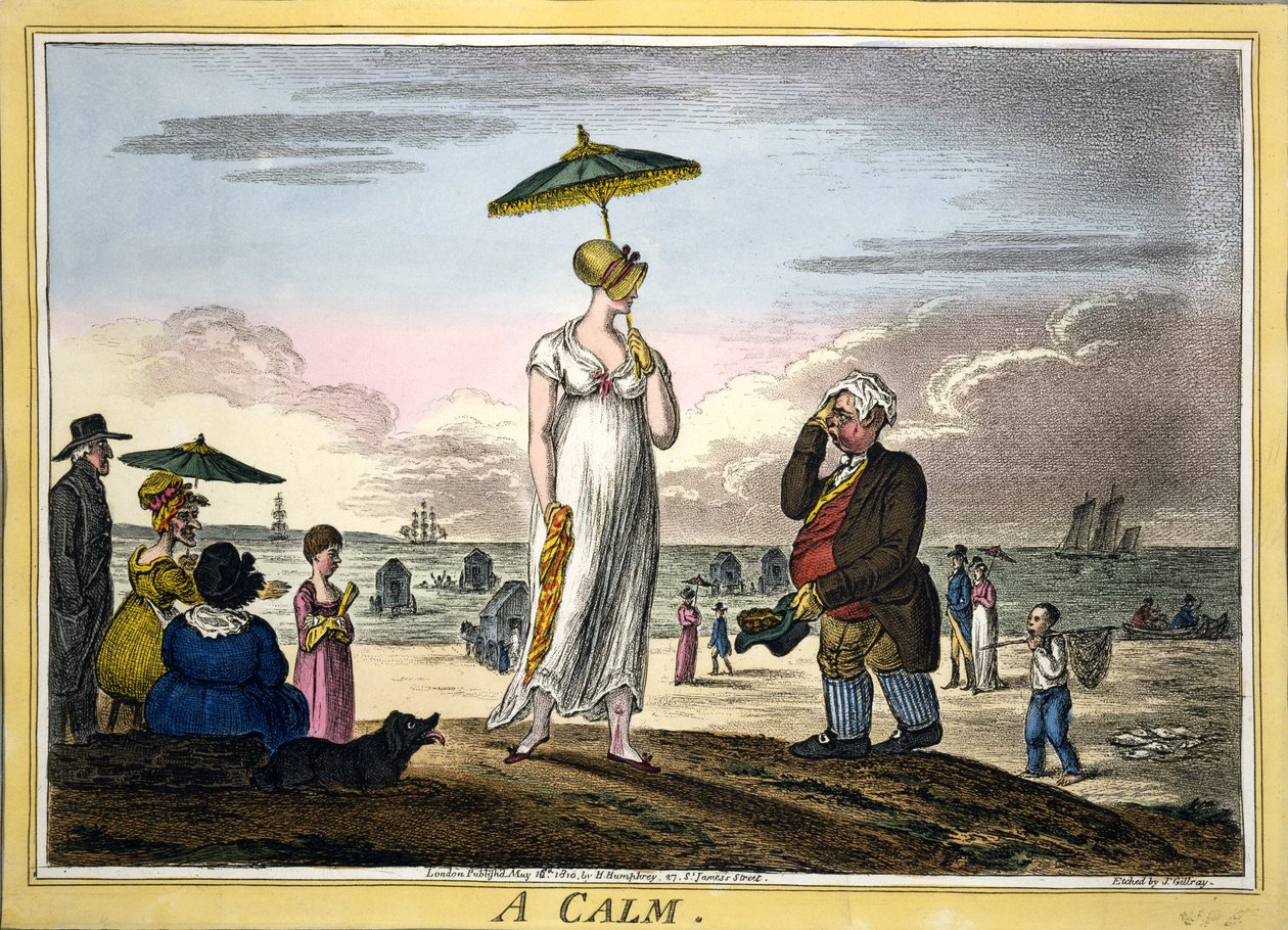الهدوء ، حانة. إتش همفري ، لندن ، 1810 (نقش يدوي) بواسطة جيمس جيلراي