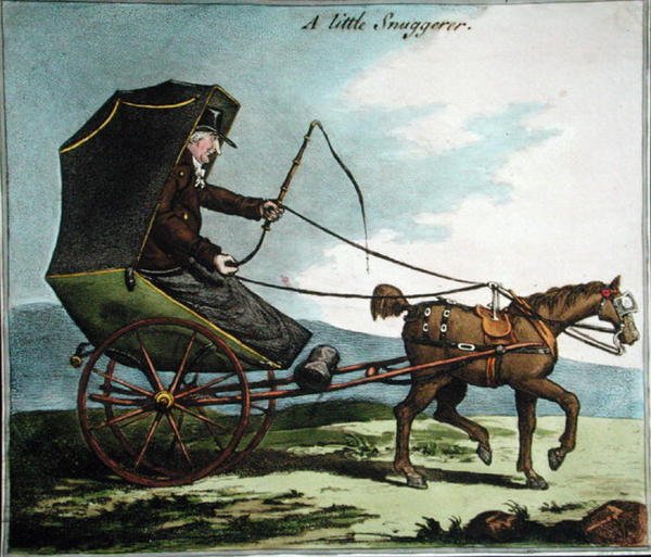 A Little Snuggerer (نقش ملون يدويًا) بواسطة جيمس جيلراي