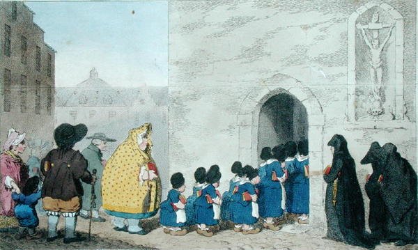 الشخصيات الفلمنكية ، التي نشرها G.Gillray في عام 1793 (نقش ملون يدويًا) بواسطة جيمس جيلراي