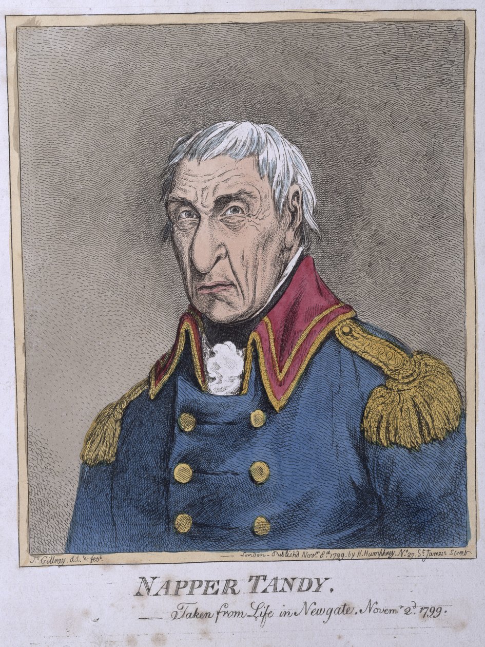 نابر تاندي (1740-1803) نشرته هانا همفري في عام 1799 (النقش اليدوي) بواسطة جيمس جيلراي
