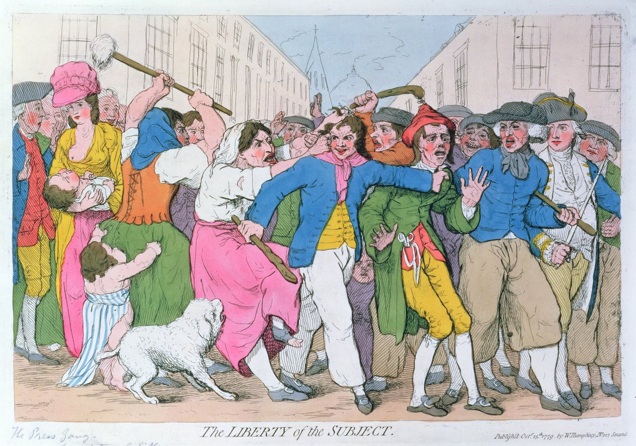 حرية الموضوع ، الناشر. بقلم هـ. همفري ، 15 أكتوبر 1779 بواسطة جيمس جيلراي