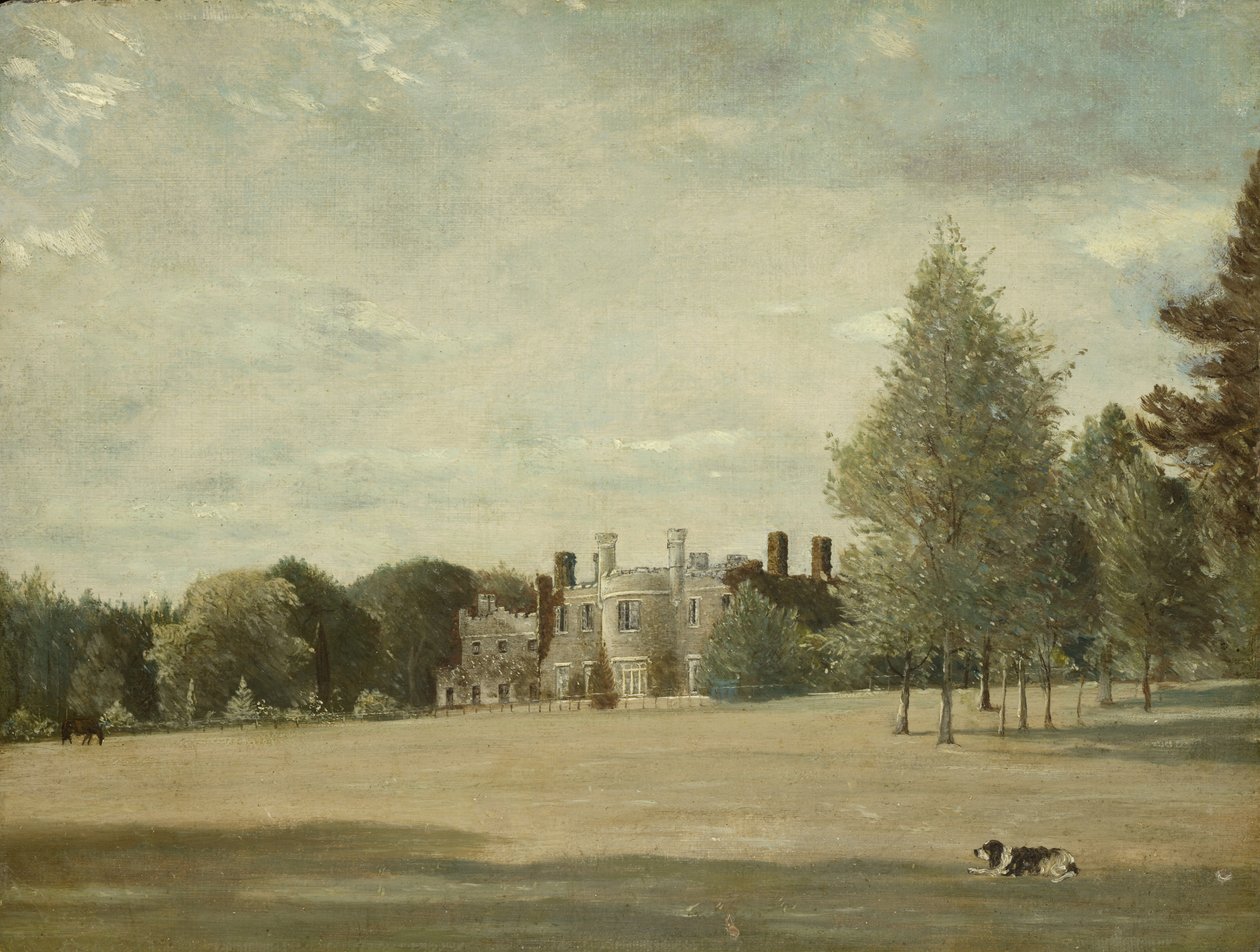 ^ وودلاندز ، إيمسورث ، هامبشاير ، c.1850 بواسطة جيمس جوبينز آرتشر بيرتون