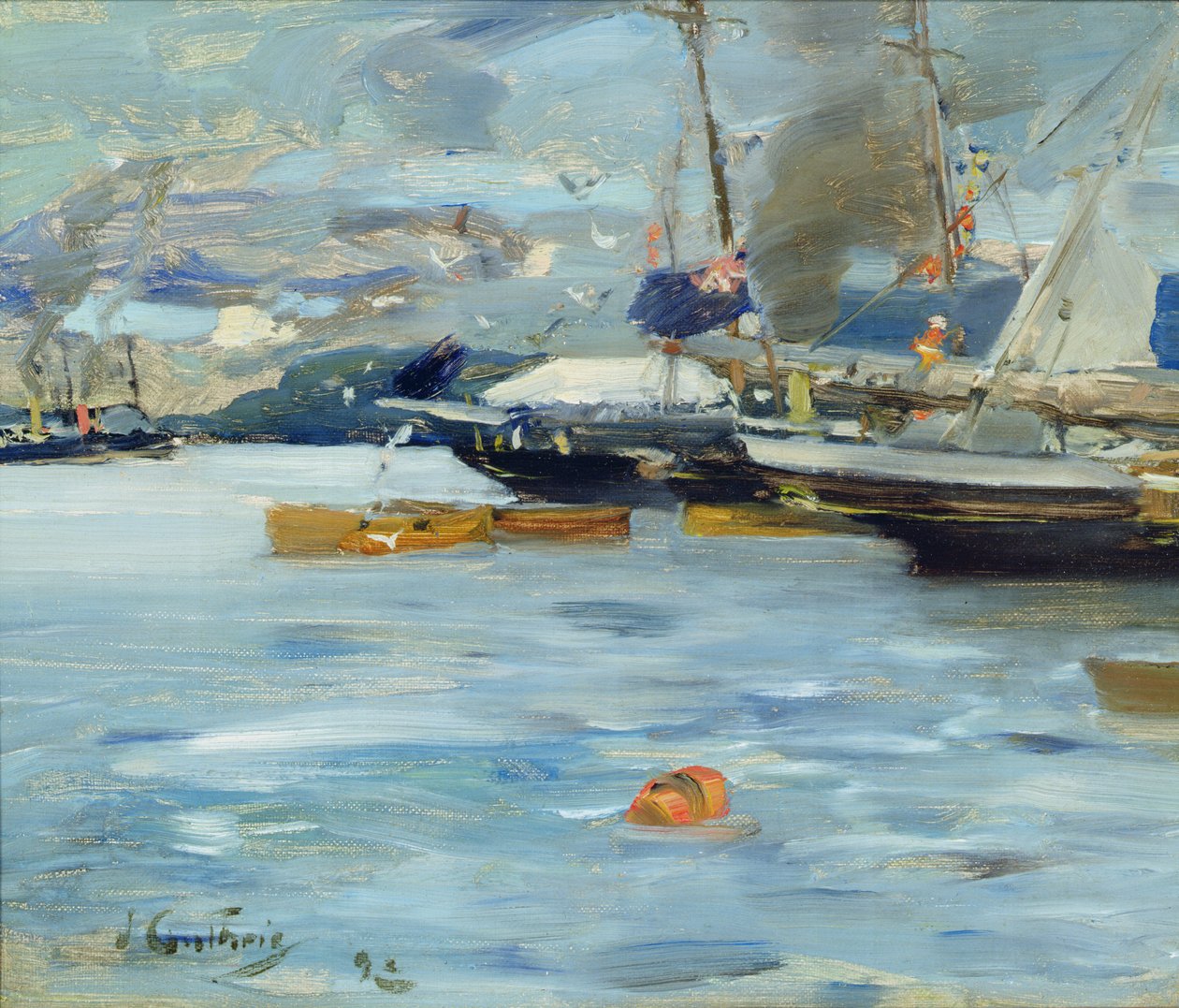 اليخوت الراسية ، أوبان ، 1893 بواسطة جيمس جوثري